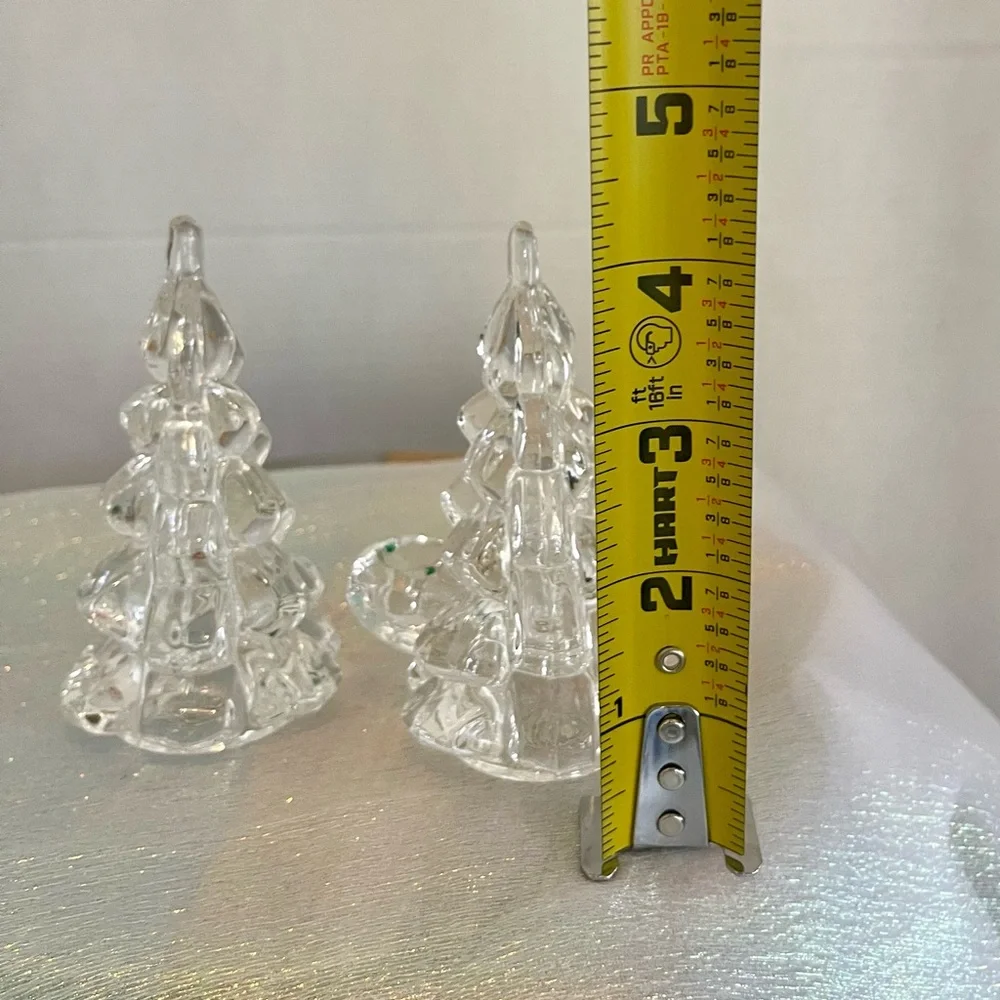 Vintage Williams Sonoma Holiday Tree Taper Candle Holders